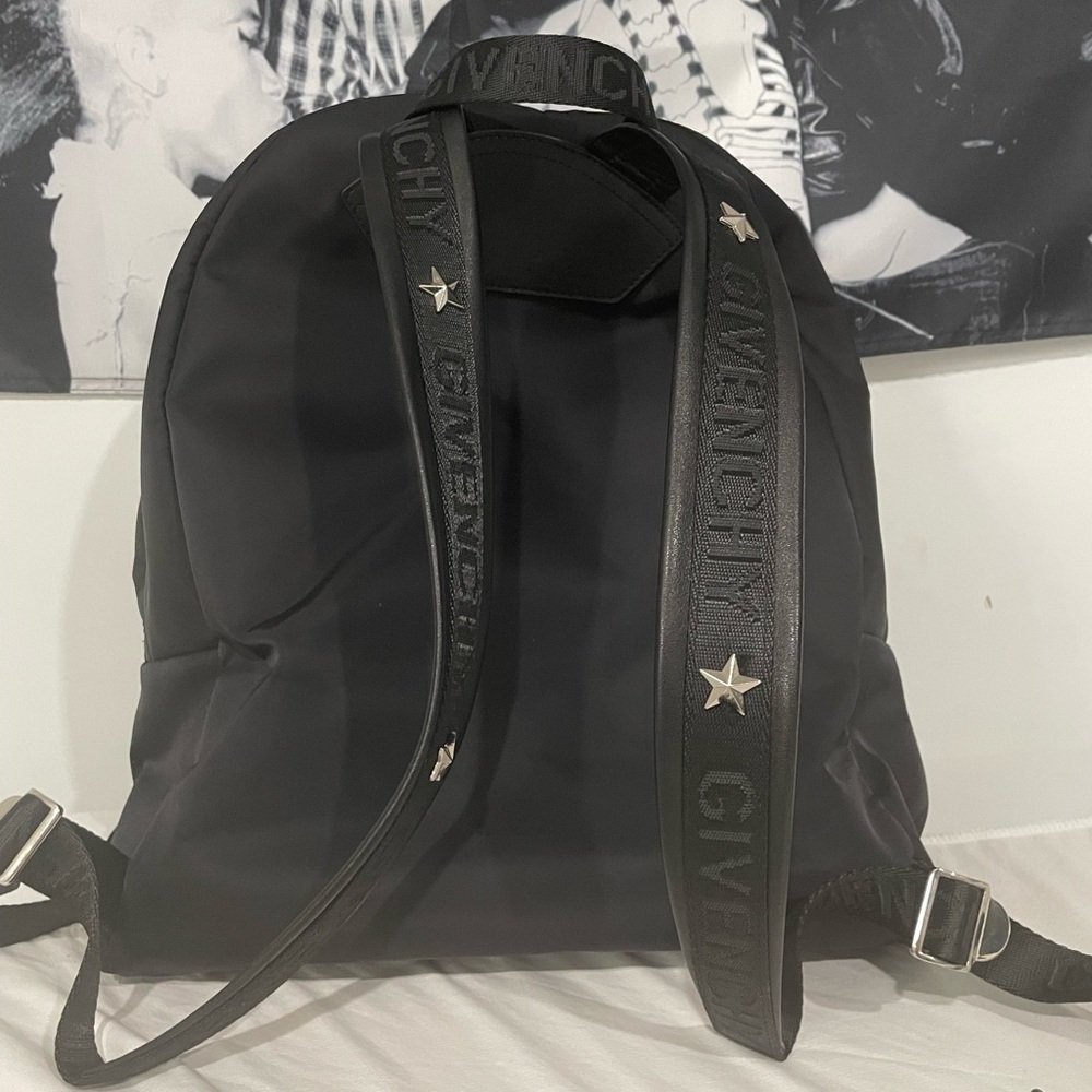 Givenchy signature star studded black backpack Leather & Nylon Unisex